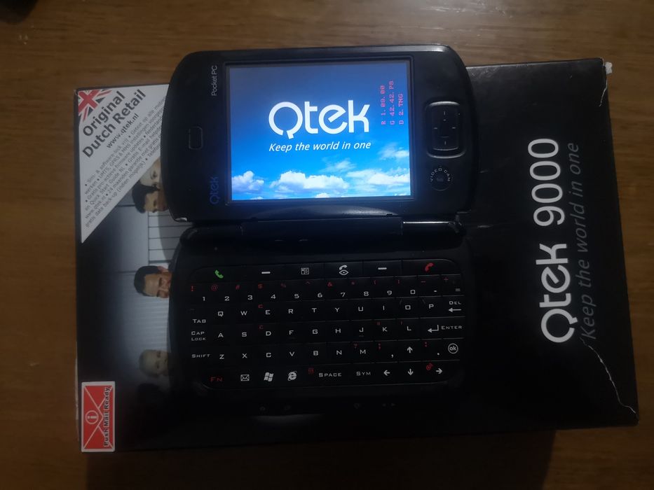 Qtek 9000 Smartfon jak laptop+Etui PRO +dedyk.uchwyt samoch+obud bater