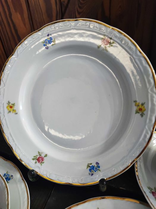 Zestaw sniadaniowy rumuńska porcelana Apulum