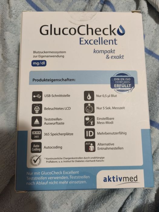 Глюкометр GlucoCheck + 10 тестів