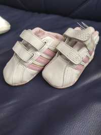 Adidas buty niechodki 17 biało różowe