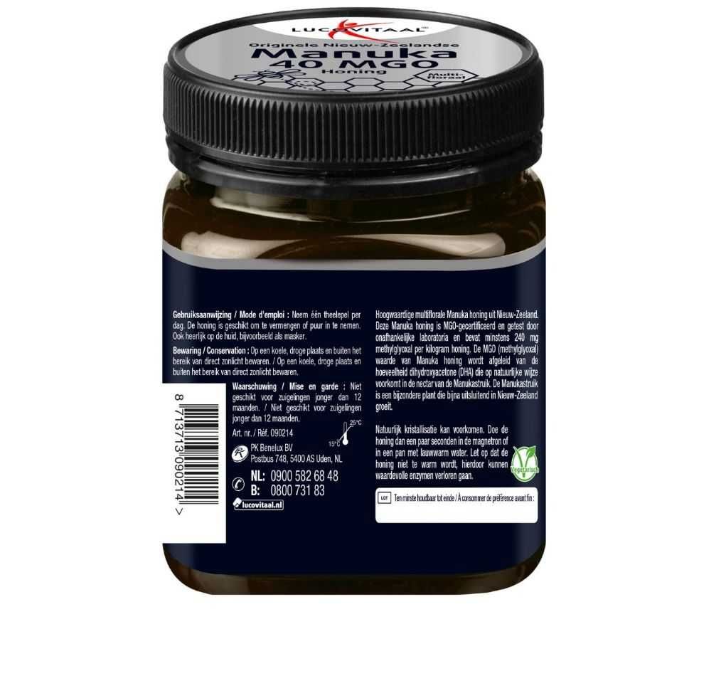 Lucovitaal Miód Manuka 240 MGO 250 gr