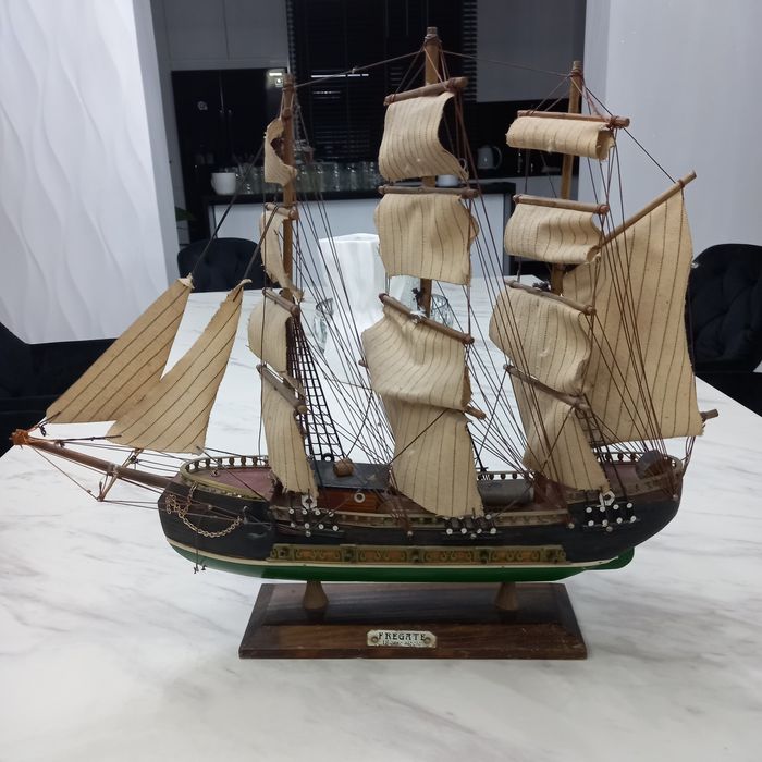 Model drewniany okrętu