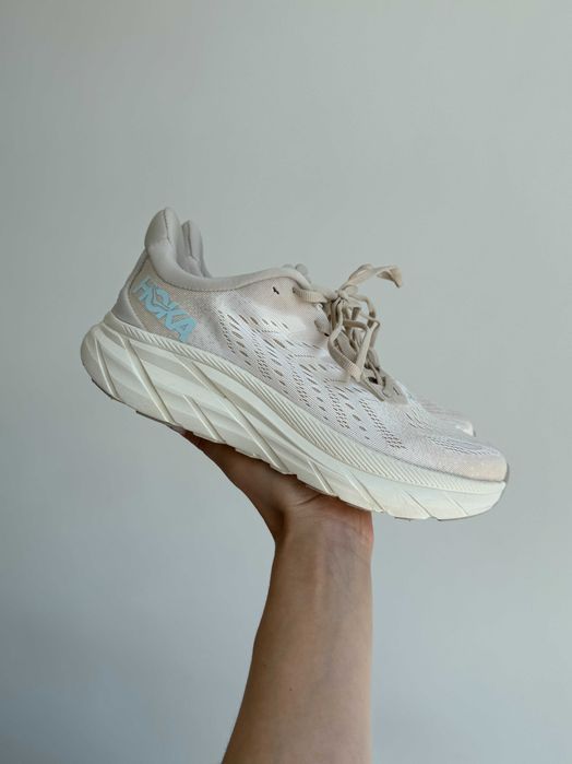 Кросівки Hoka Clifton 8 Beige premium
