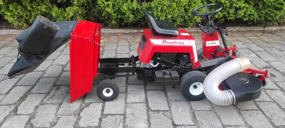 Kosiarka traktorek simplicity 16HP z koszem