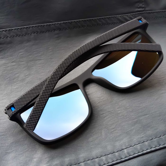 OKULARY PRZECIWSŁONECZNE. Polaryzacyjne HD. Ice Blue/Black Sportowe.