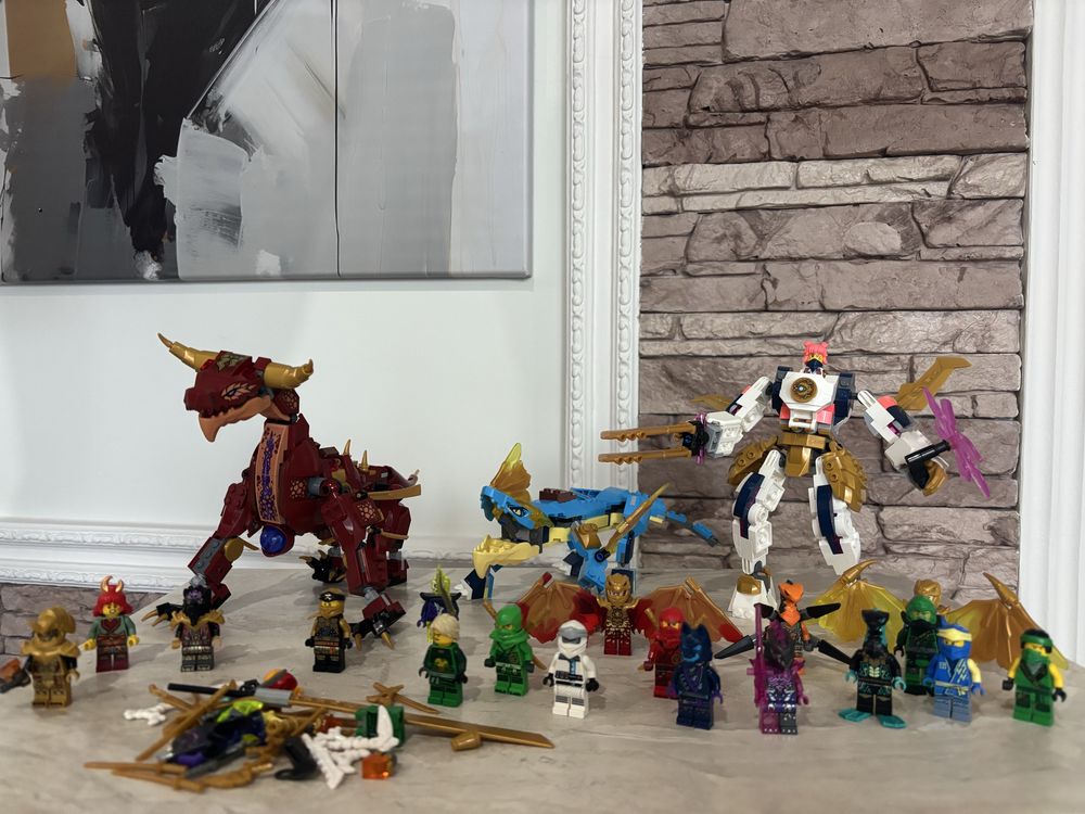 Lego ninjago 19 figurek smoki i mech