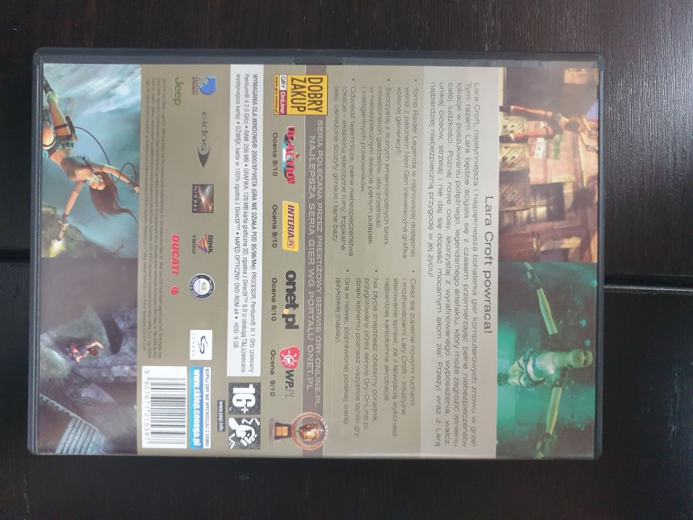 PC gra Lara Croft Tomb Raider legenda 1CD PL
Wersja cd
Na