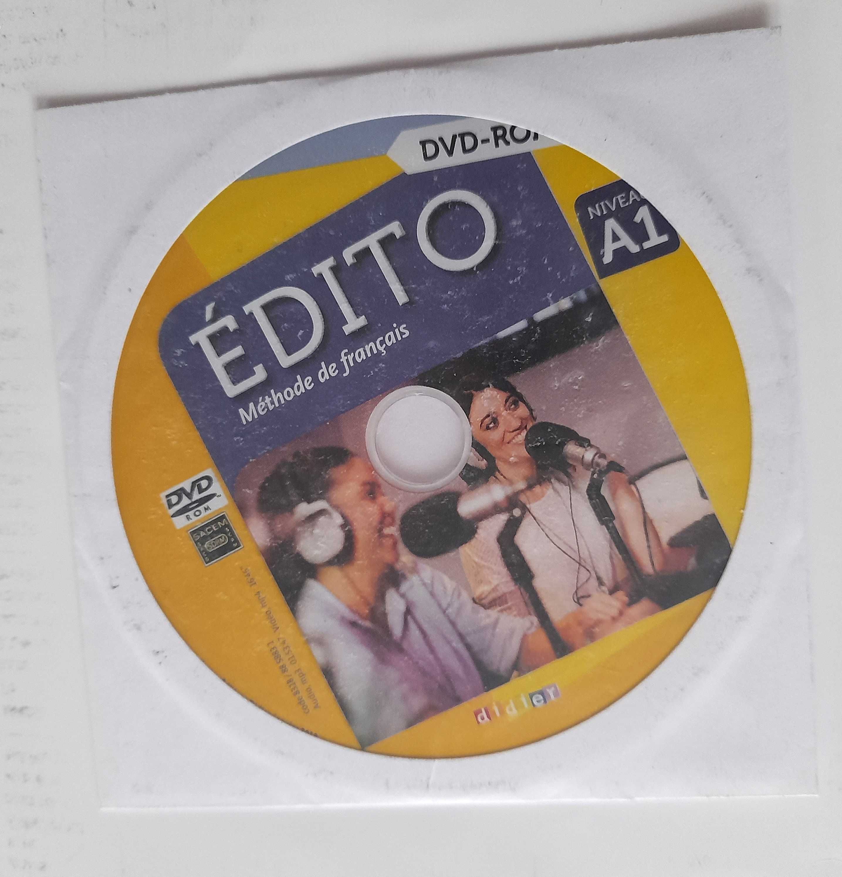 Edito Methode de francais A1 z płytą DVD Didier