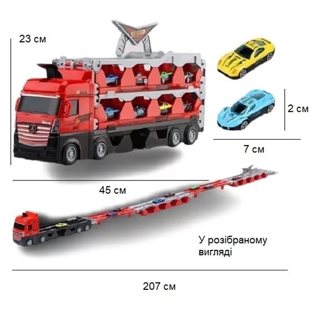 Іграшкова фура, автовоз , вантажівка