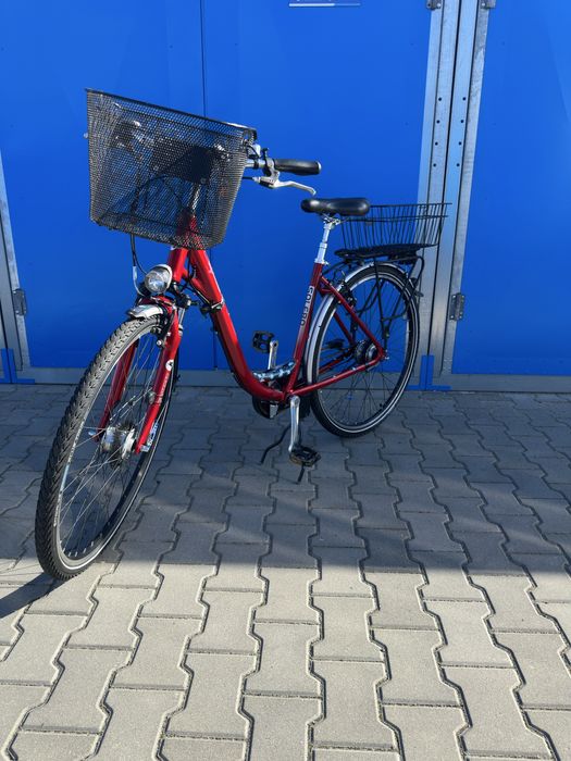 Sprzedam niemiecki rower miejski Pegasus Solero czerwony 28” koła
