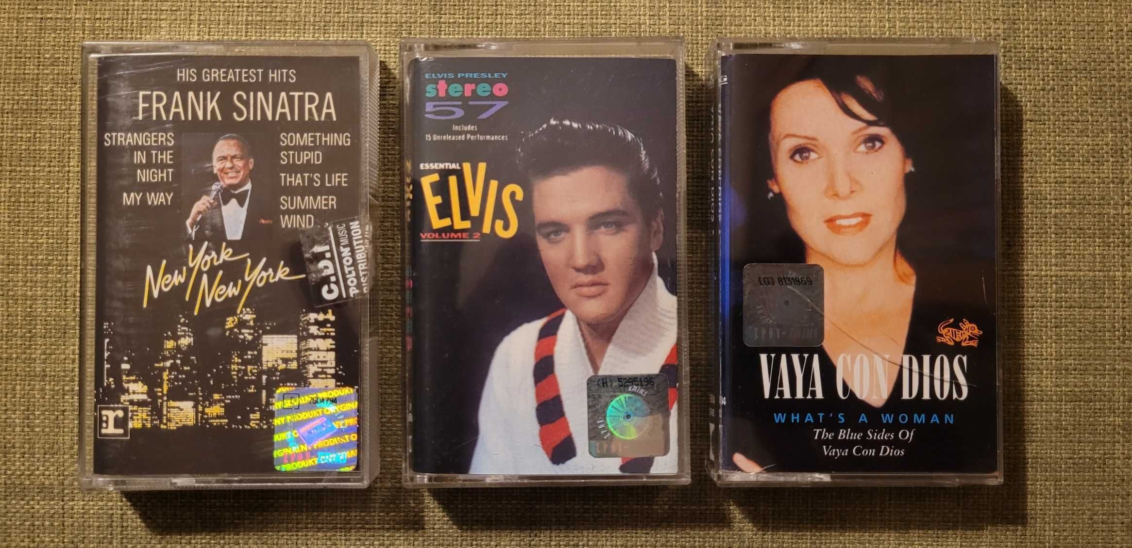 Kasety: Frank Sinatra, Elvis Presley, Vaya Con Dios