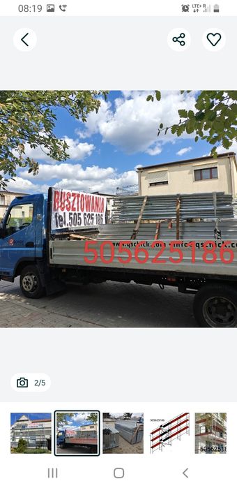 Rusztowanie wynajem pletac 70 blaty metalowe drewniane