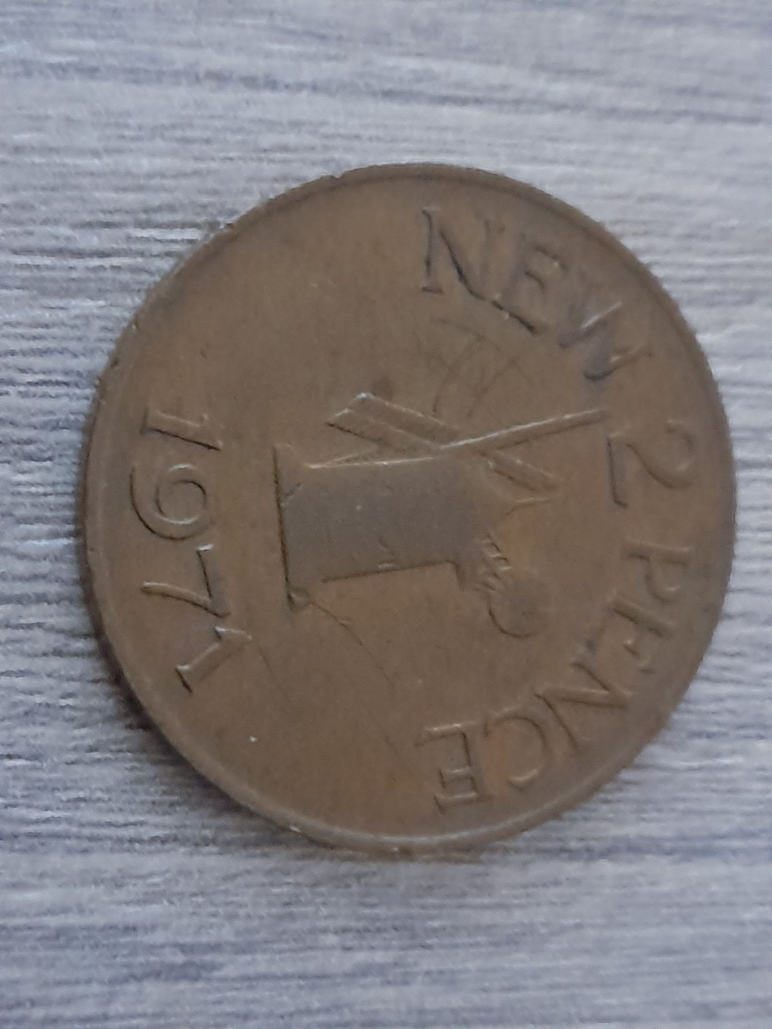 Moneta New 2 Pence 1971