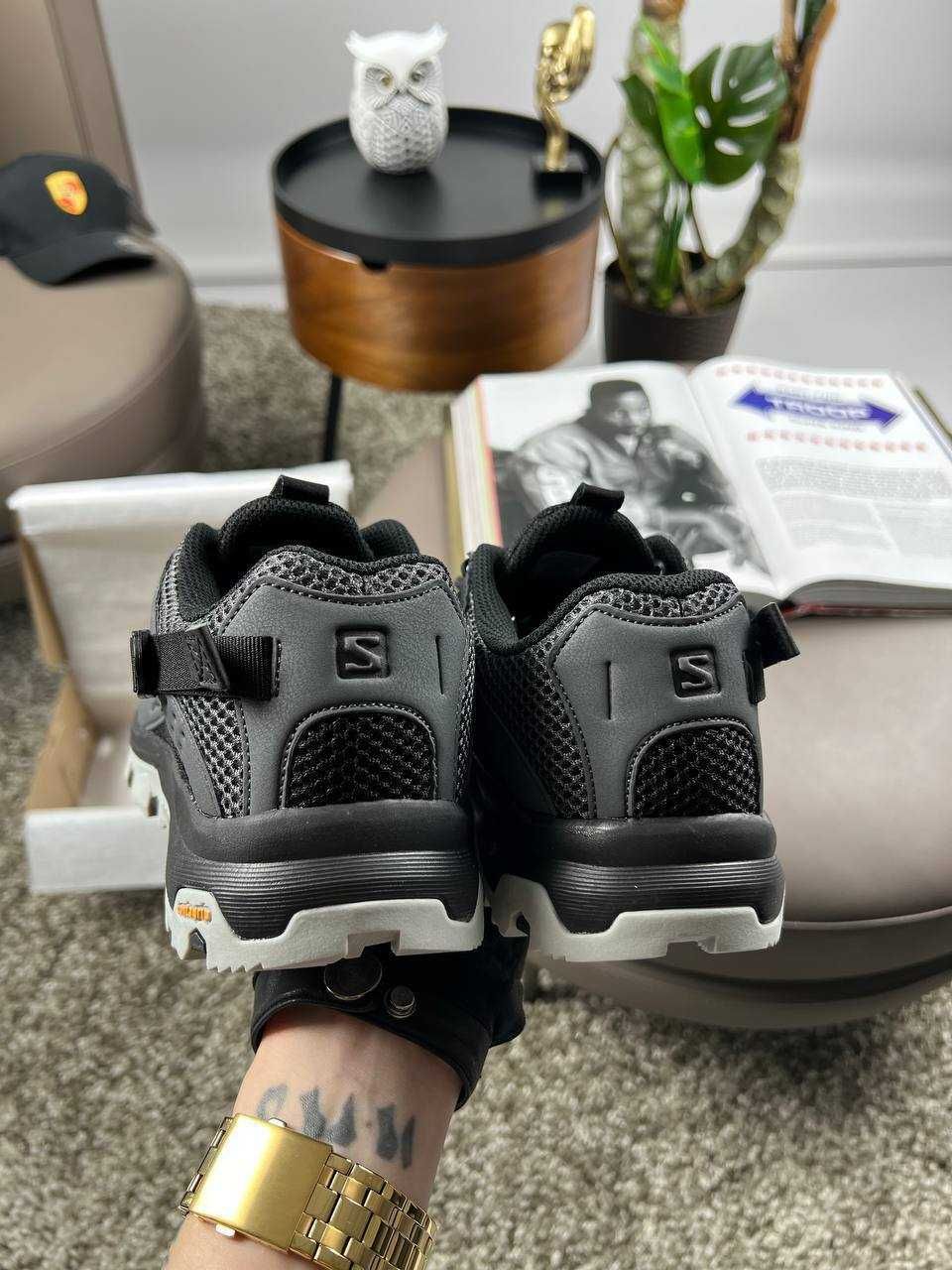 Чоловічі кросівки саломон Salomon Tech Amphib 5 Dark Grey [41-45]