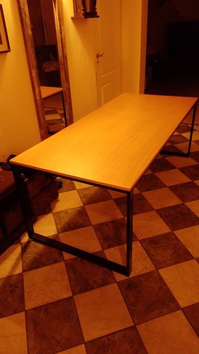 Stół industrialny loft dąb 200x90x72