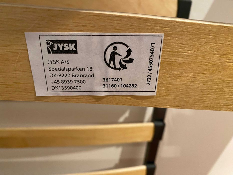 Łóżko składane Jysk SYDALS 200x80