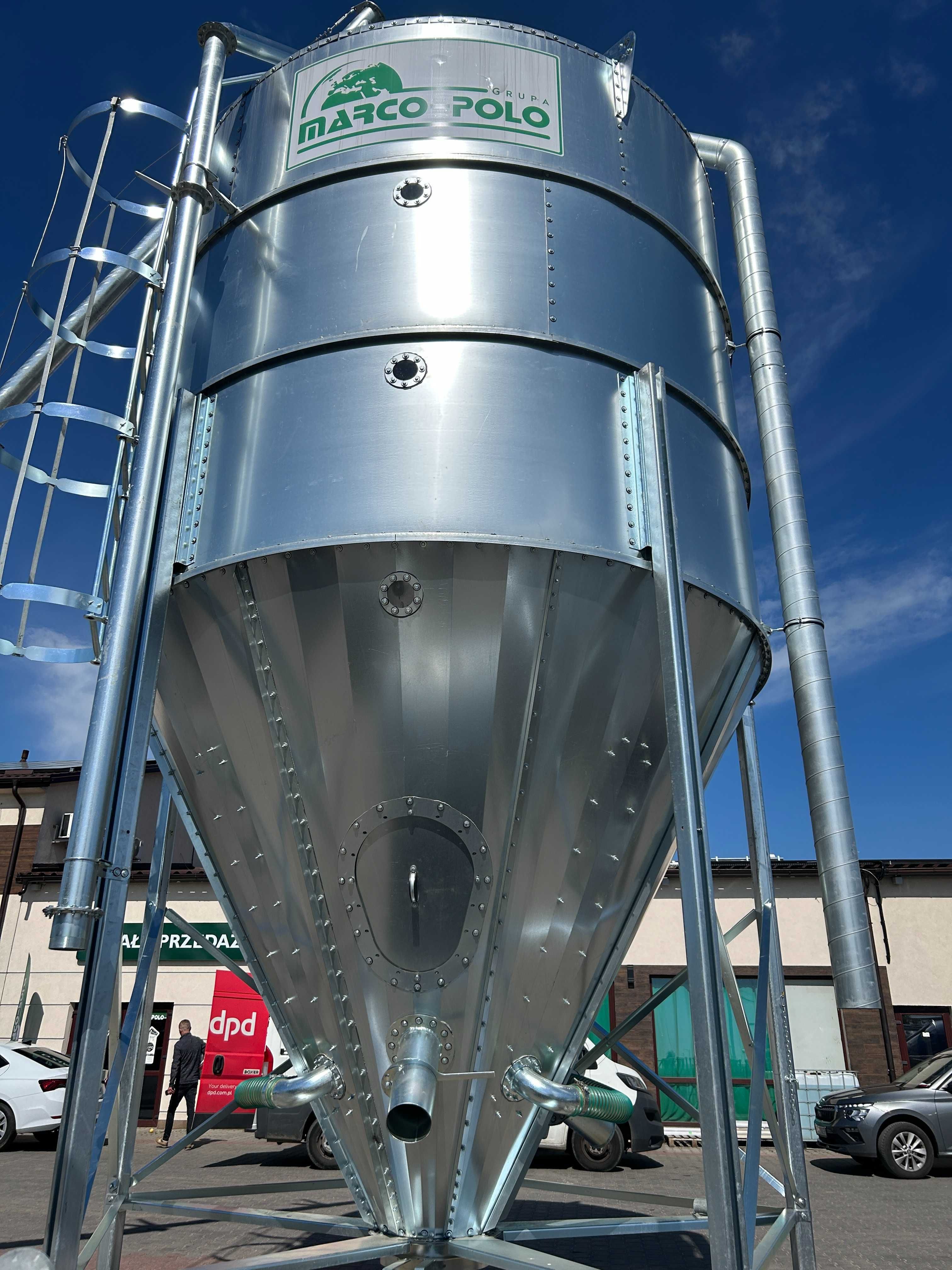 Silos Zbożowy Paszowy Lejowy 3/5/6/8/9/12/15/18/20/25/30/38T Producent