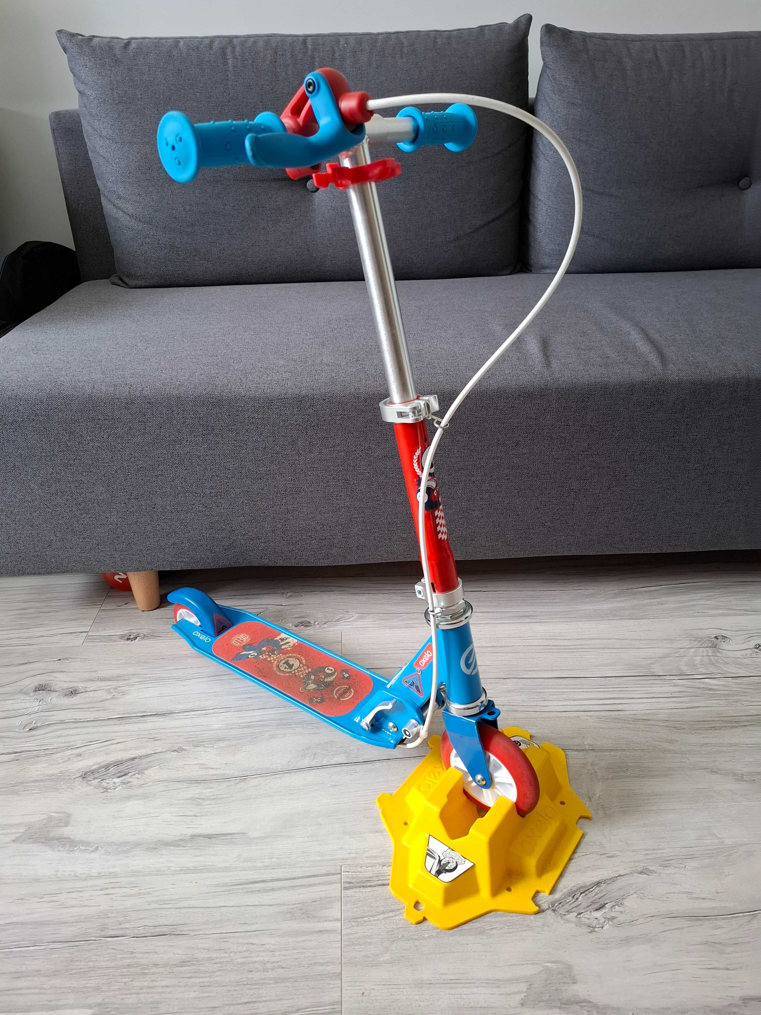 Hulajnoga dla dzieci Oxelo Play 5 niebieska z hamulcem