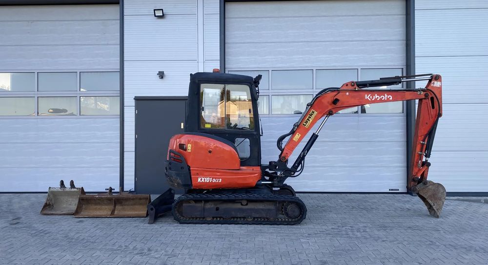Kubota KX101-3 Minikoparka  2012r Koparka 3.5T Ramię long Oryginał przebieg nie CAT Bobcat JCB