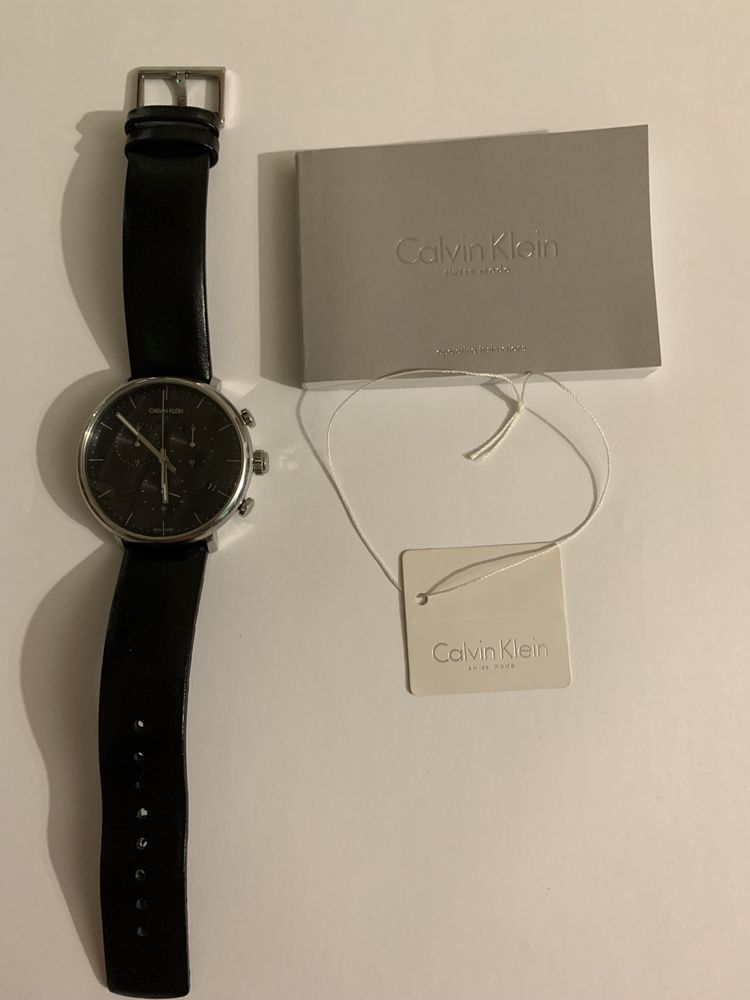 Годинник CALVIN KLEIN HIGH NOON K8M271C1 Swiss Made хронограф 43 ММ