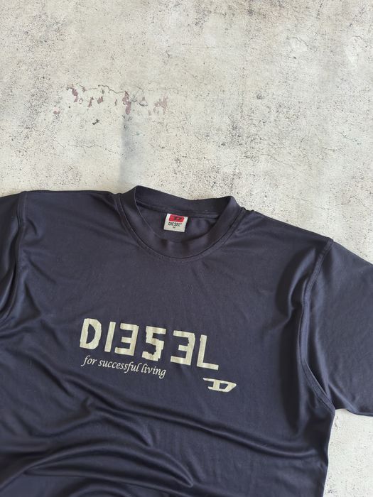 Винтажная синяя футболка Diesel оригинал Размер М