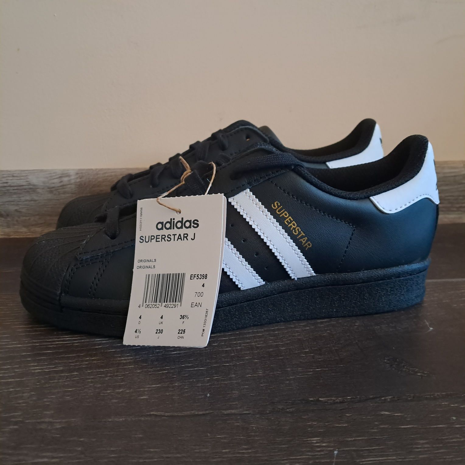 Оригінальні шкіряні кросівки Adidas Superstar / 36, 37, 38, 38,5 40 EU