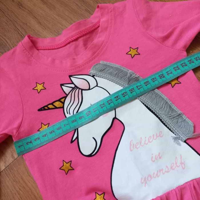 Платье повседневное трикотаж  с длинным рукавом на 2-3  года