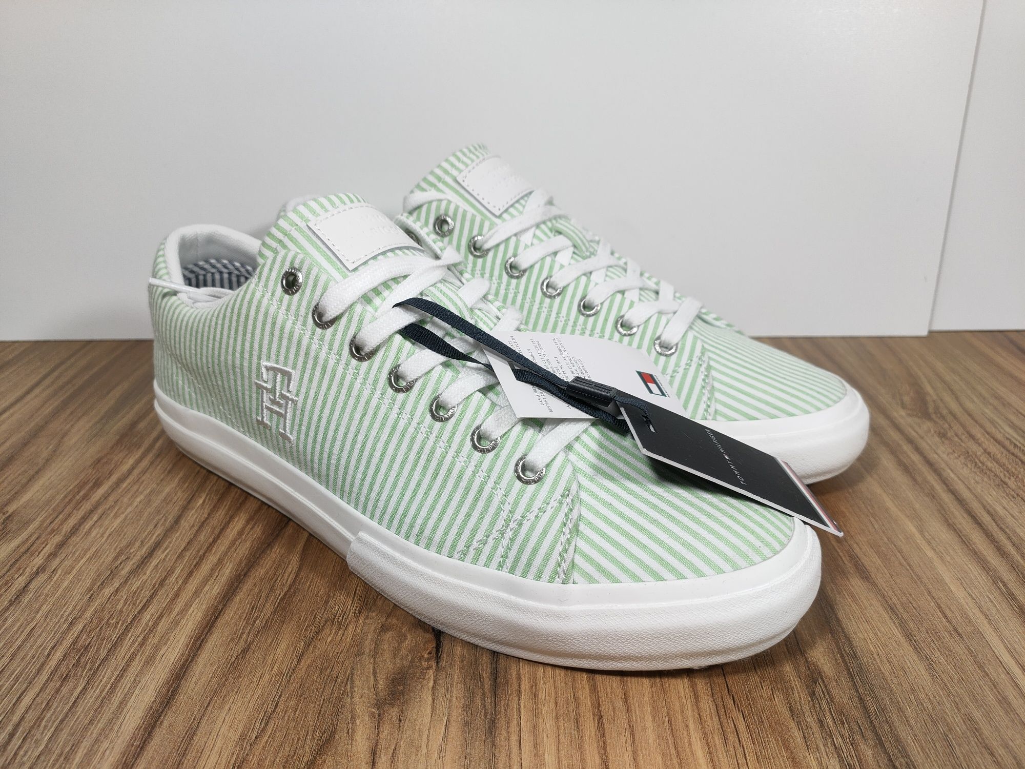 Trampki Tommy Hilfiger męskie sneakersy Street Low Sersucker 44 28cm