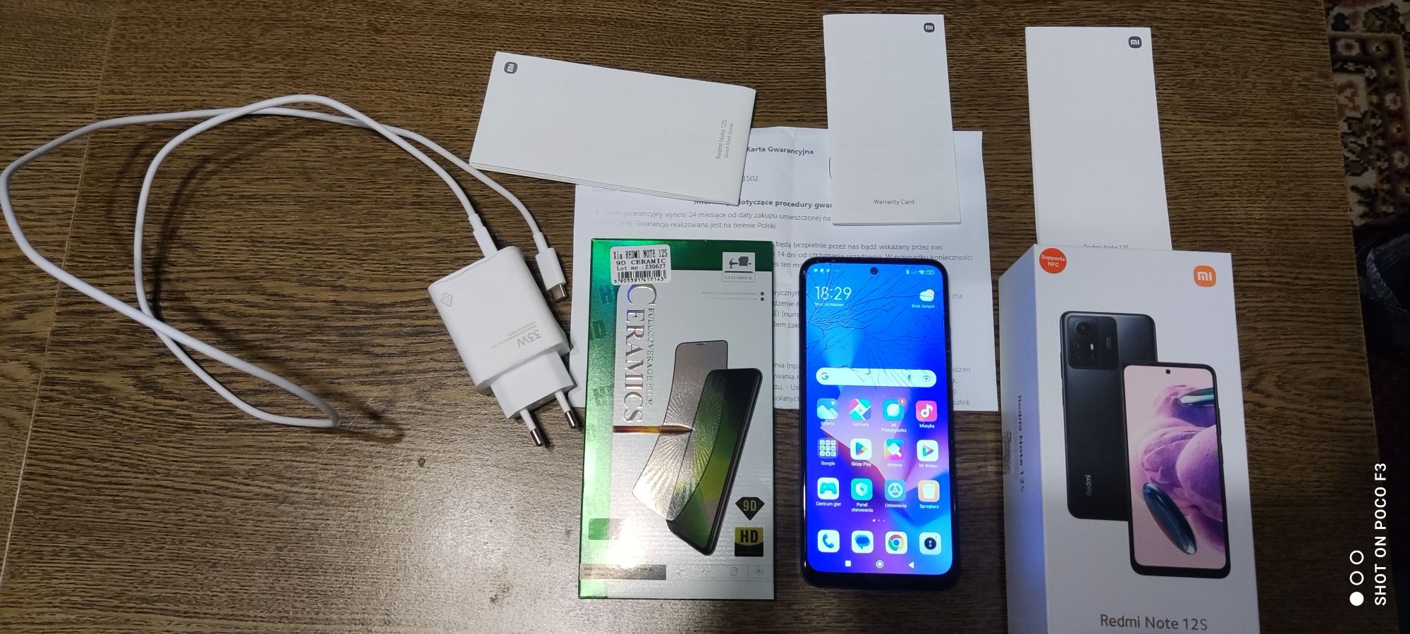 Xiaomi Redmi Note 12S, 8GB/256GB uszkodzony