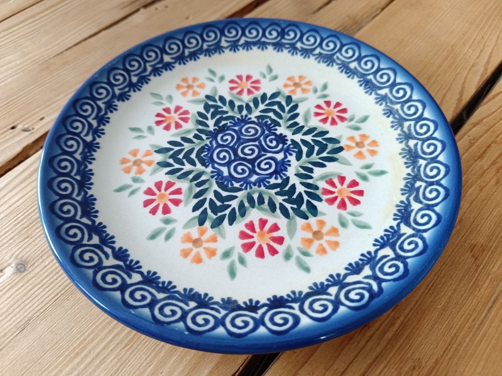 Bolesławiec talerz deserowy ok. 19 cm