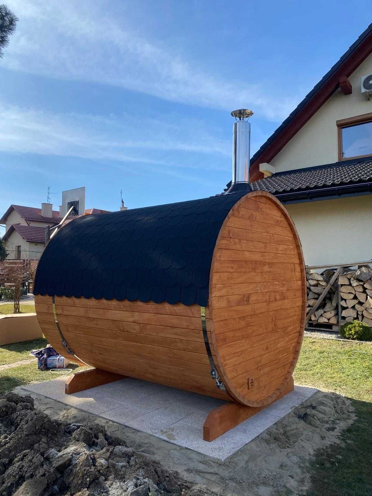 Sauna ogrodowa,piec+komin,solidne wykonanie,transport w całej Polsce