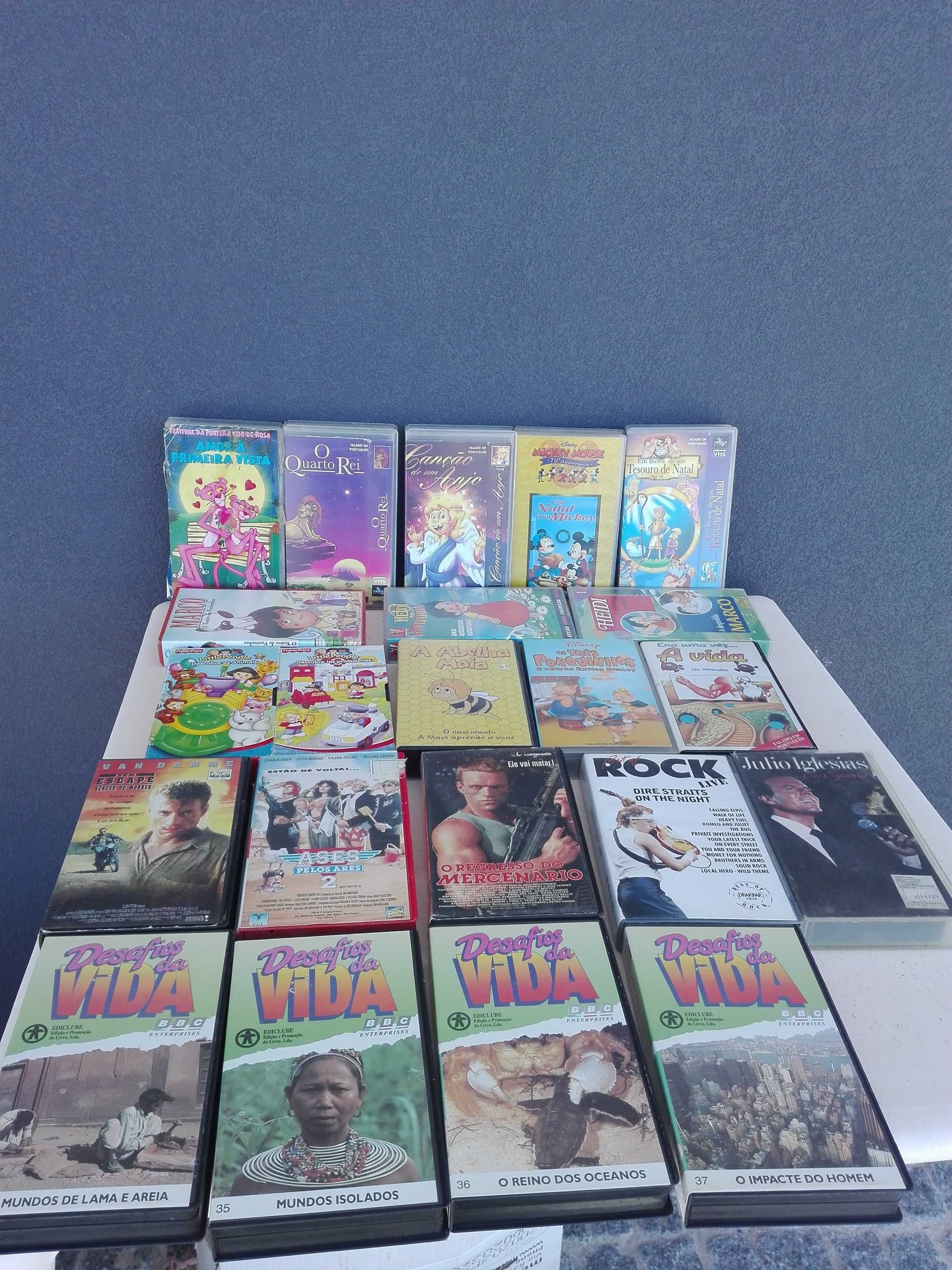 Cassetes de vídeo VHS