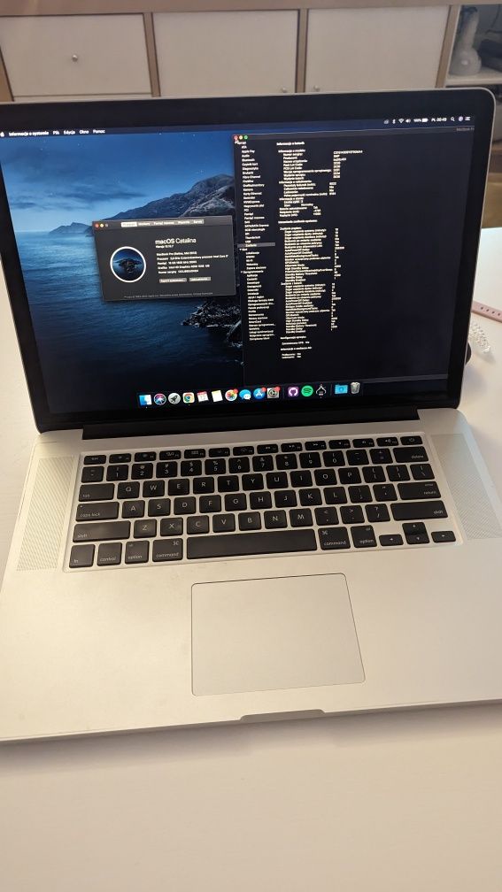 MacBook pro 15 2012 i7 2.6GHz 16GB 256GB GT 650M Nowa Bateria 2 cykle