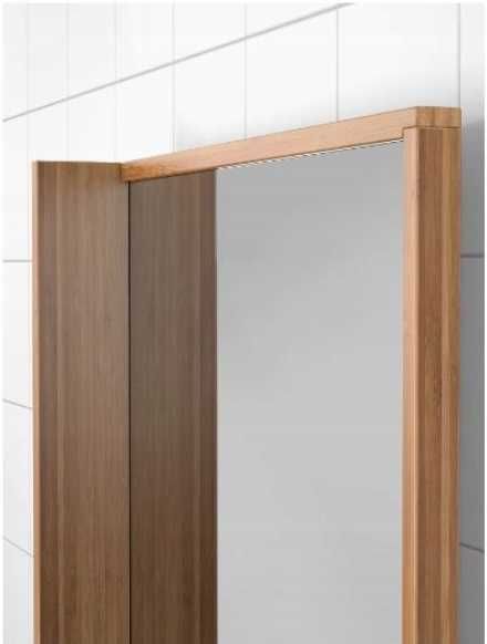 IKEA RÅGRUND lustro łazienkowe bambusowe z bambusa 702.530.70