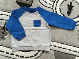 Bluza niebieski szara 80 baby club