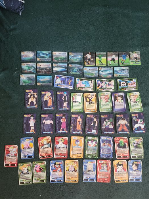 Tazo pokemon  oraz karty dragon ball chio