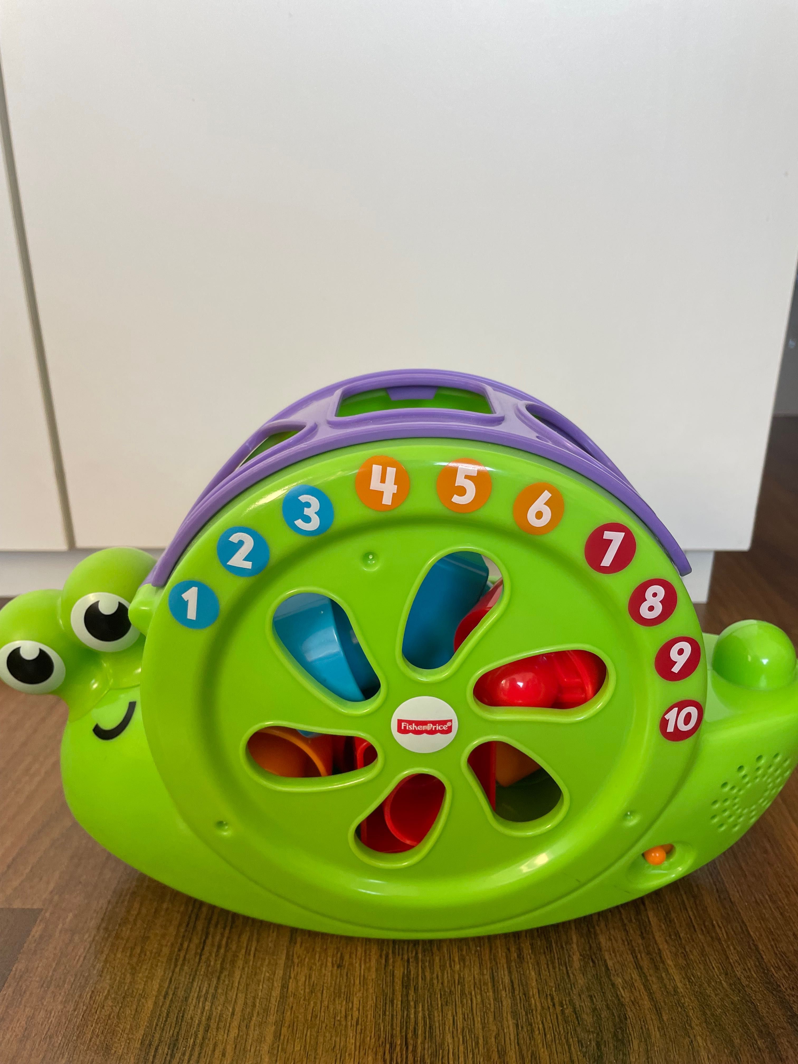 Fisher Price ślimak śpiewajàcy sorter jak nowy!