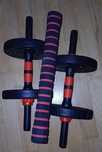 Zestaw hantli 20kg 2w1 hantle + sztanga do treningu domowego