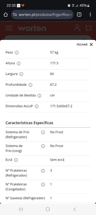 Frigorífico Samsung