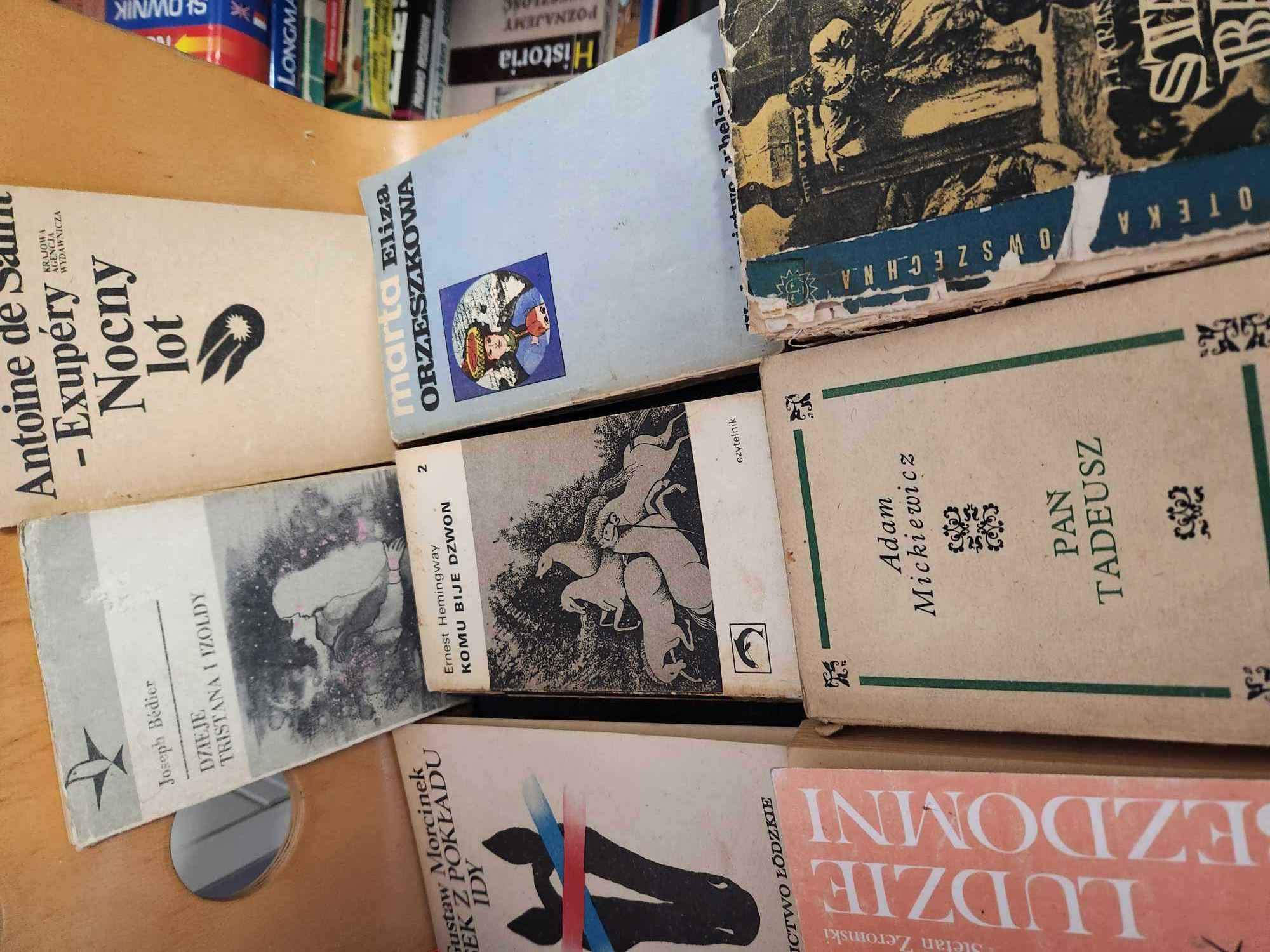 7 książek stare lektury szkolne