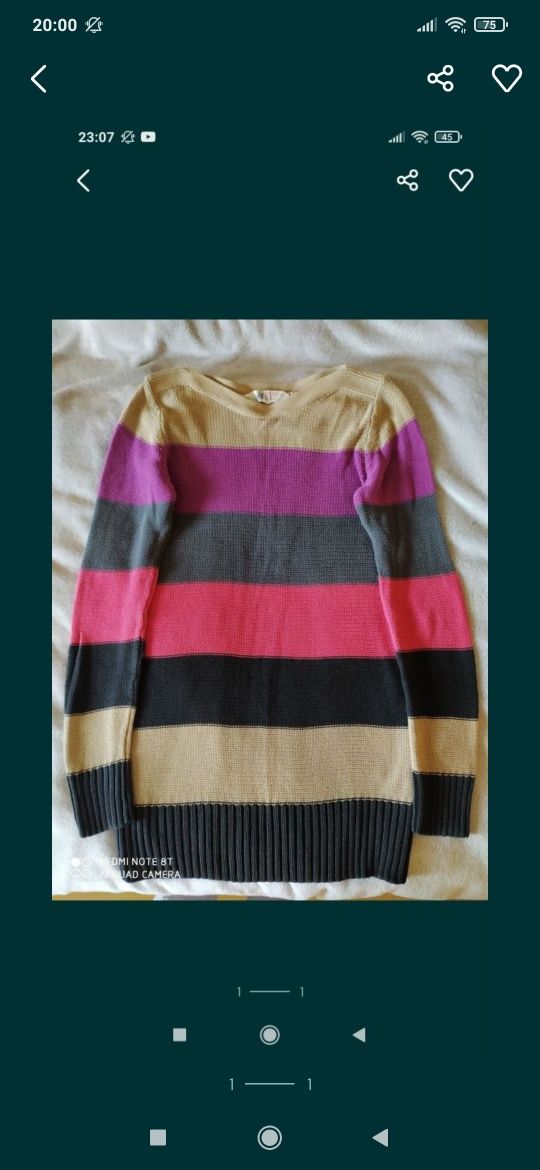 Sweter dla dziewczynki  H&M rozmiar 164