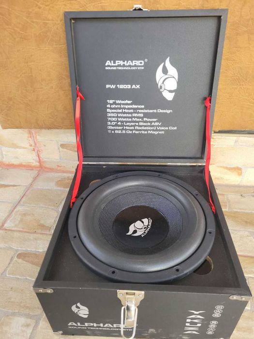 Мидбас Динамик Аlphard yakuza 12" PW1203AX ПОДАРУНОК для меломанів!