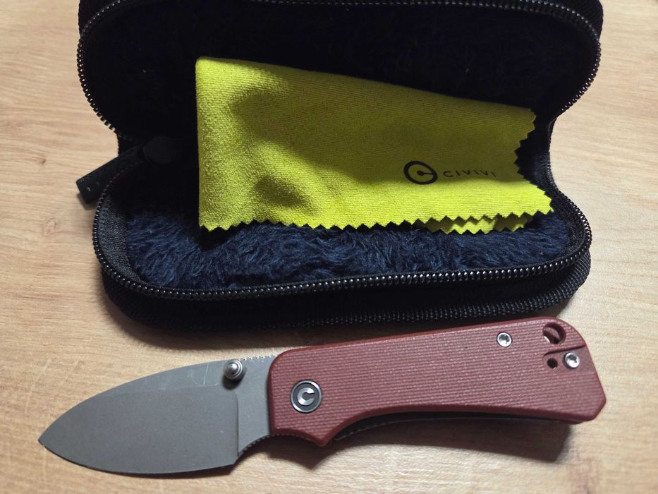 Civivi Baby Banter Burgundy G10