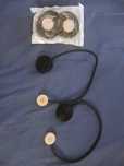 2 pares presilhas de cortinas