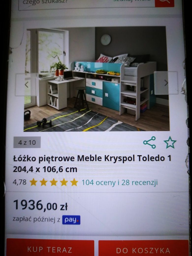 Sprzedam łóżko dla dziecka