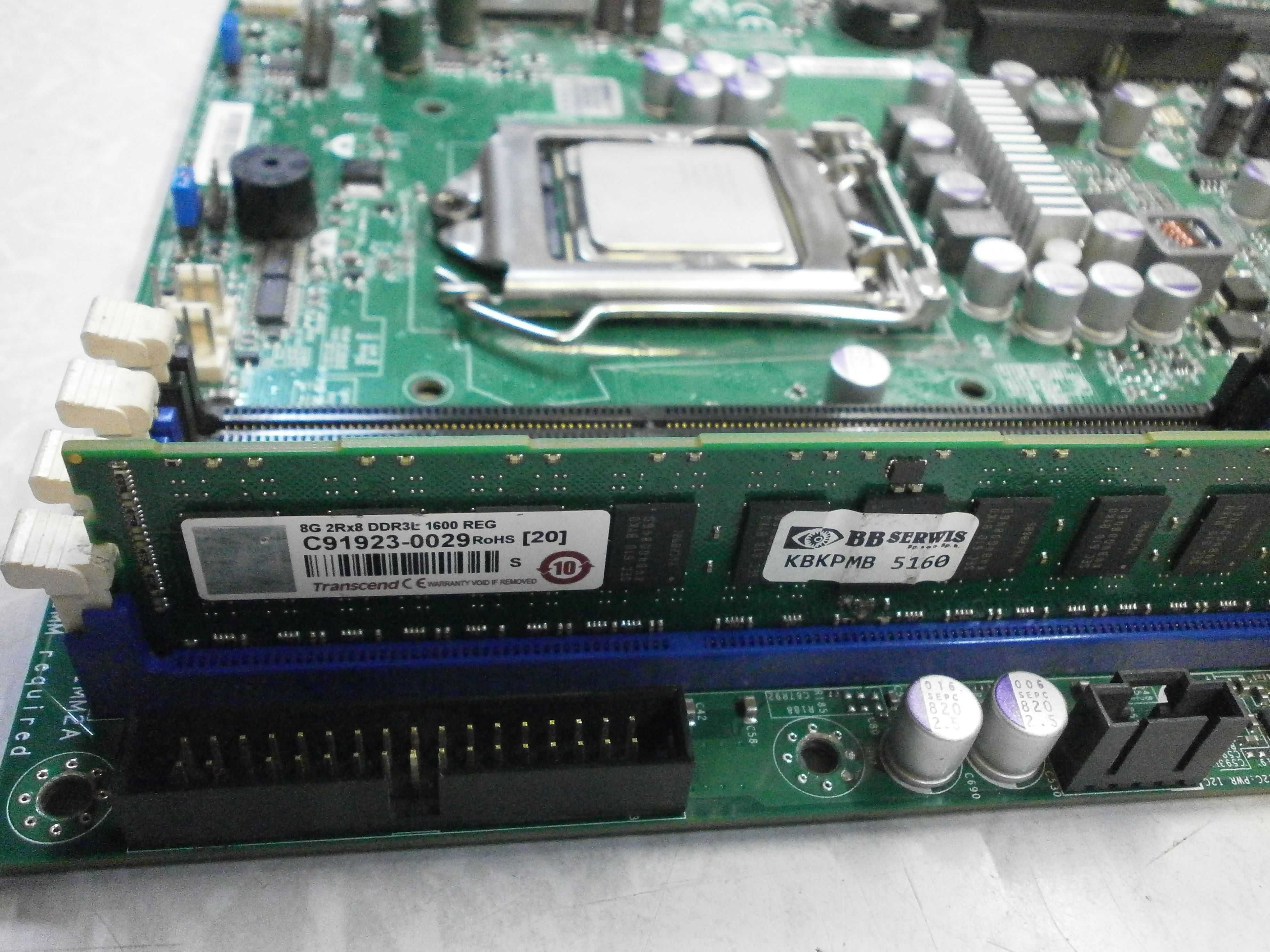 1156 Материнска плата Supermicro X8SIL-F+ Xeon X3430 4 ядра+ 8Gb DDR3