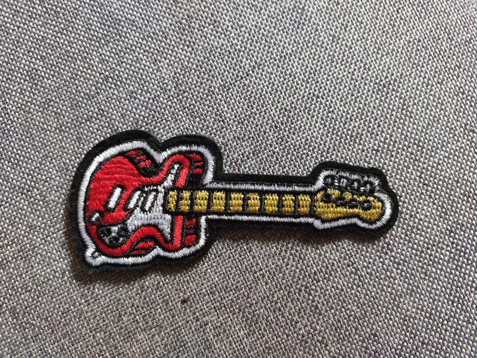 Naszywka termo gitara elektryczna