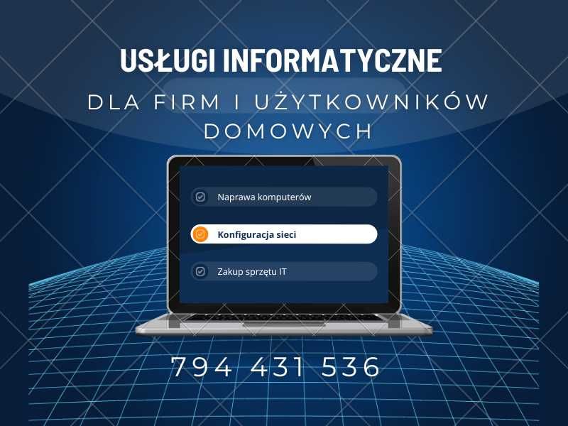 Usługi informatyczne dla firm i użytk. domowych /  Naprawa komputerów