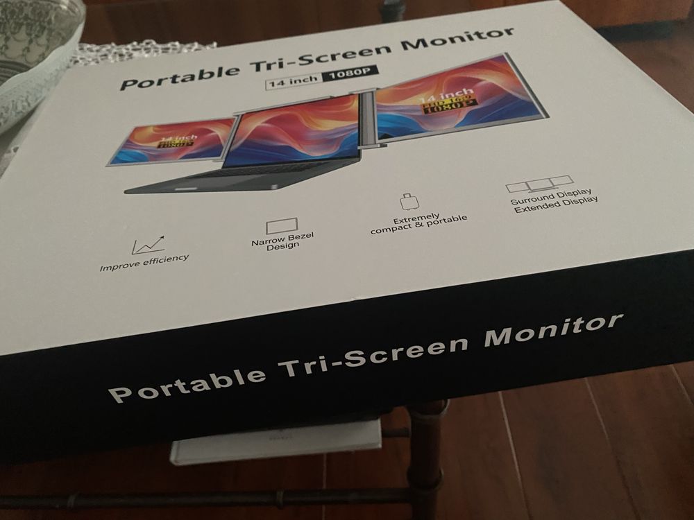 Portable Tri-screen Monitor 14 inch NOVO
