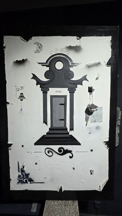 Quadro Pintado (Daniel Sãm) 80x120cm